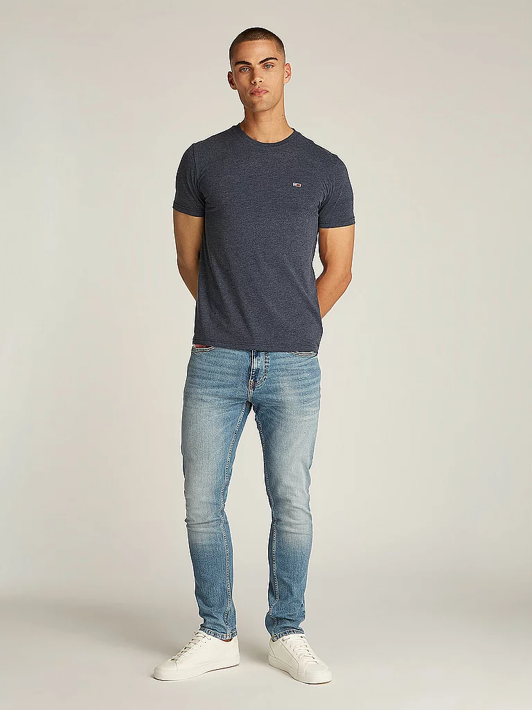 Tommy Jeans Tommy Hilfiger TJM XSlim jersey t-shirt homme Black Iris - XXL 8